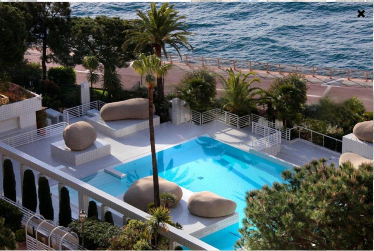 Monaco, Elegant & Quiet Renovated Apartment, In Fontvieille District, With Terrace & Pool, 15Min Walk To F1 Grand Prix Bagian luar foto