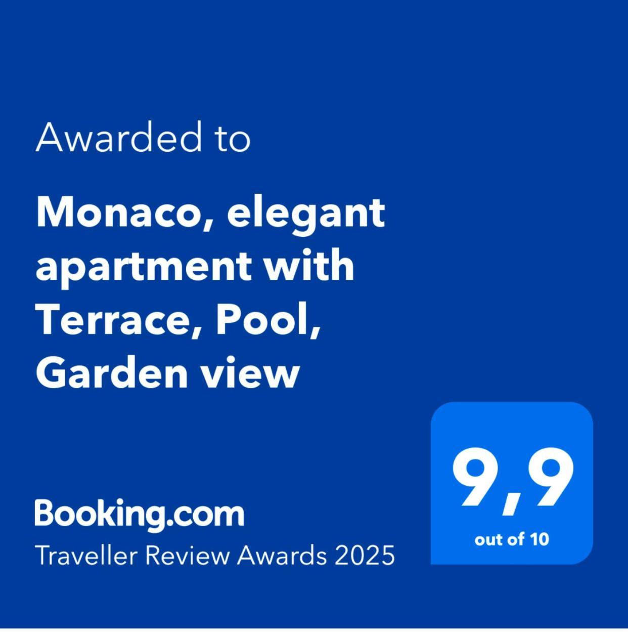 Monaco, Elegant & Quiet Renovated Apartment, In Fontvieille District, With Terrace & Pool, 15Min Walk To Port Hercule Monte Carlo Bagian luar foto
